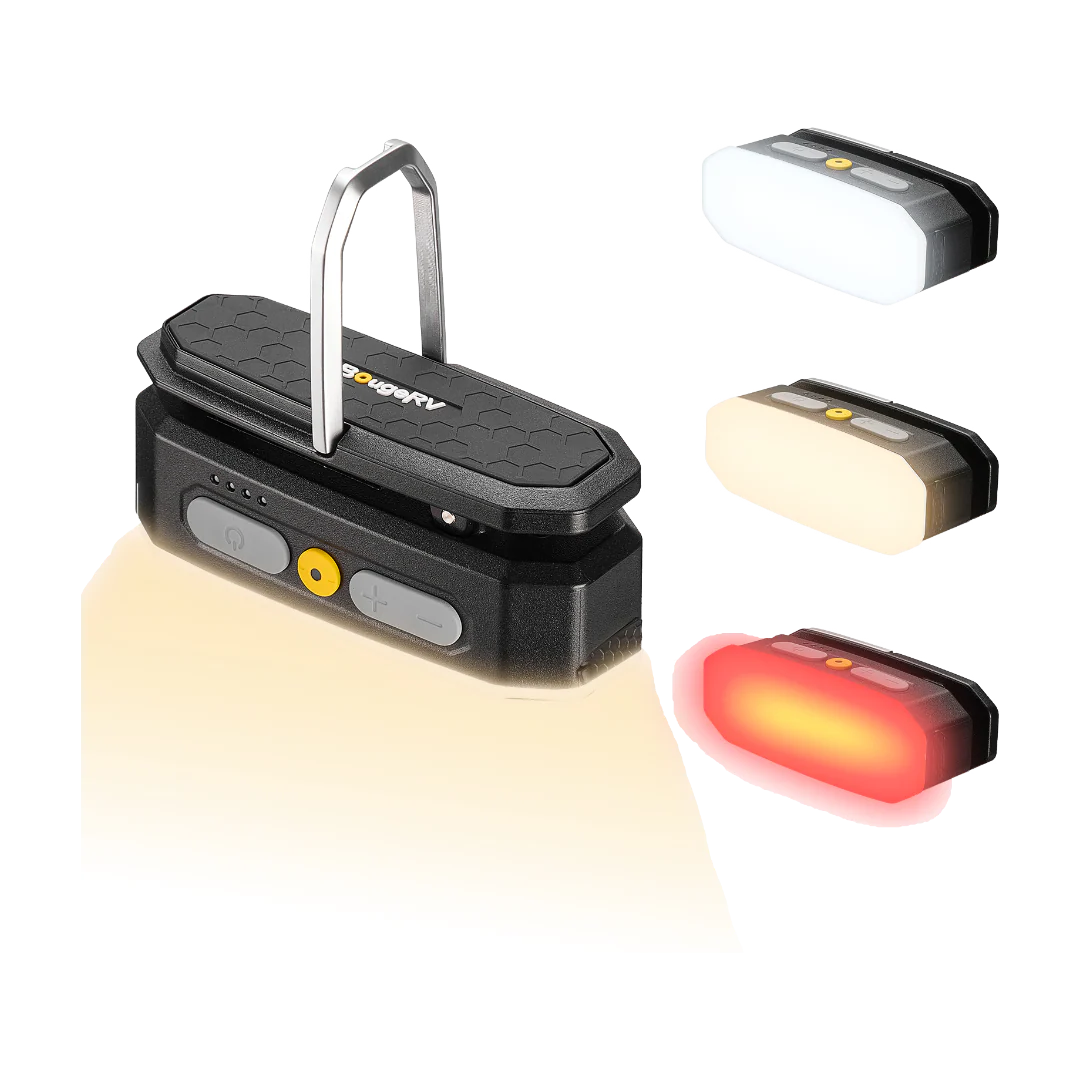 BougeRV Bewegliches Campinglicht, wasserdicht Campinglampe für Zelt, Notfälle, Outdoor