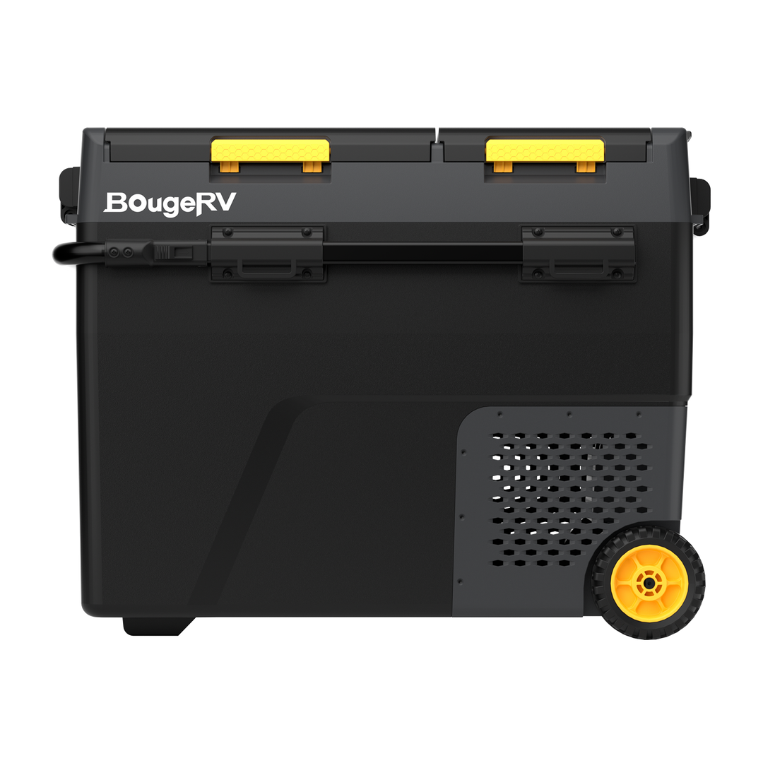 BougeRV CRD2 57L Zwei Zonen Doppeltür Kompressor Kühlbox Auto