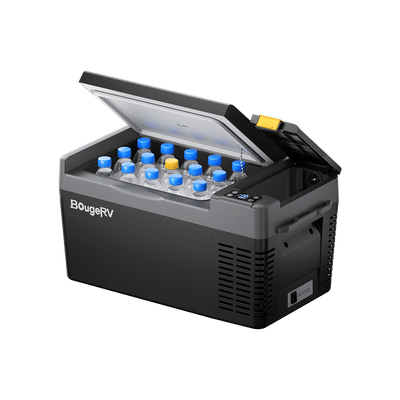BougeRV CRPRO 20L 12V Tragbarer Auto Kühlschrank Schwarz