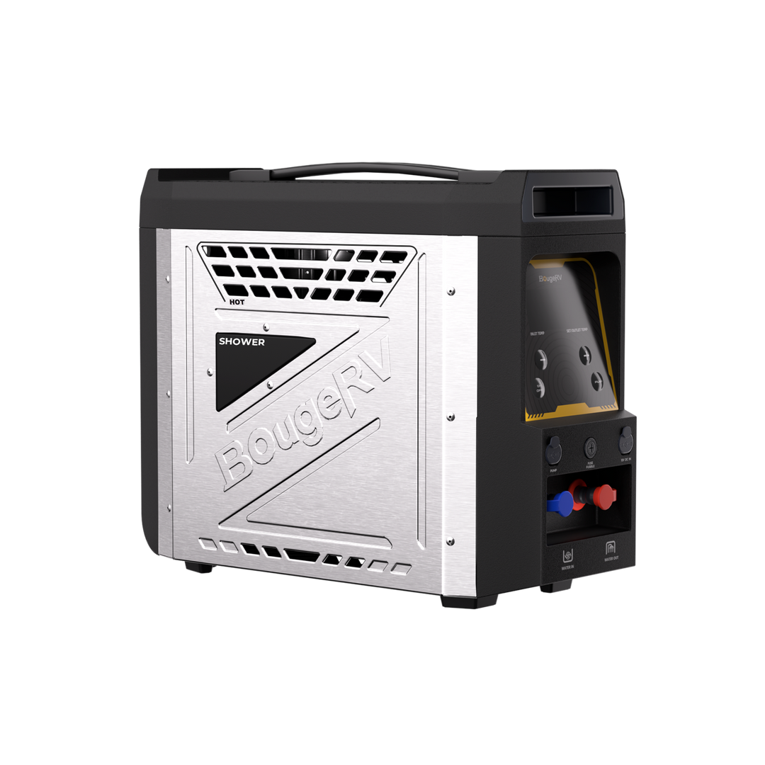 BougeRV Neuer tragbarer Propangas-Wassererhitzer für Campingzwecke im Freien