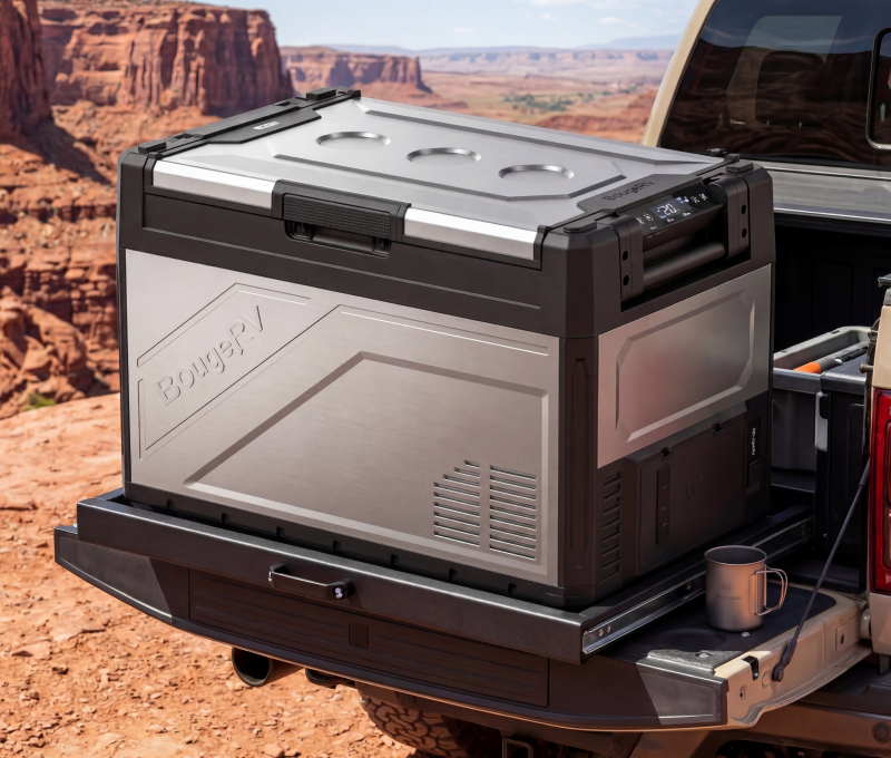 BougeRV New Rocky V3.0 39 L 12-V-Autokühlschrank mit zwei Temperaturzonen