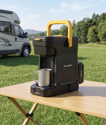 BougeRV mobile Kaffeemaschine mit 144Wh Akku