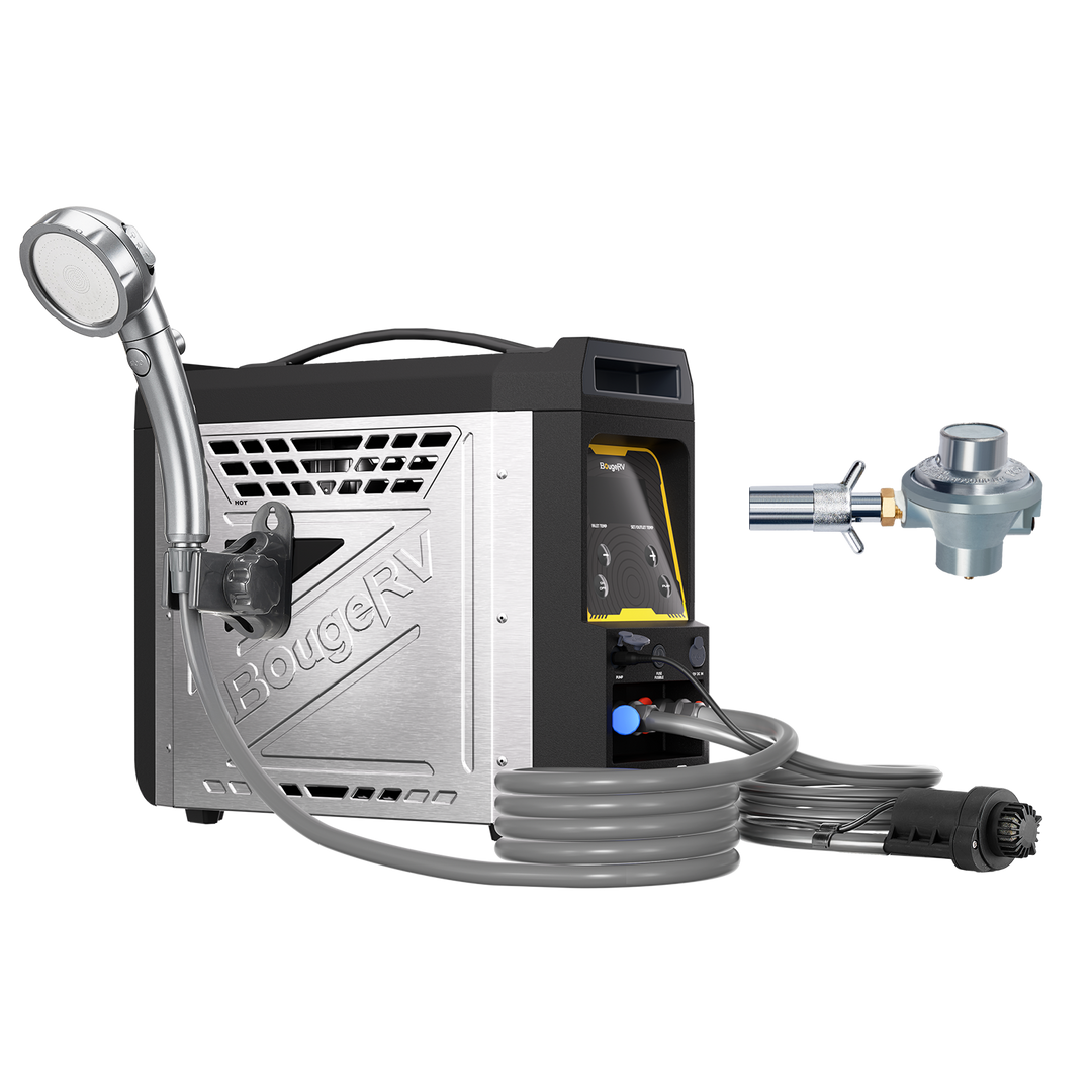 BougeRV Neuer tragbarer Propangas-Wassererhitzer für Campingzwecke im Freien