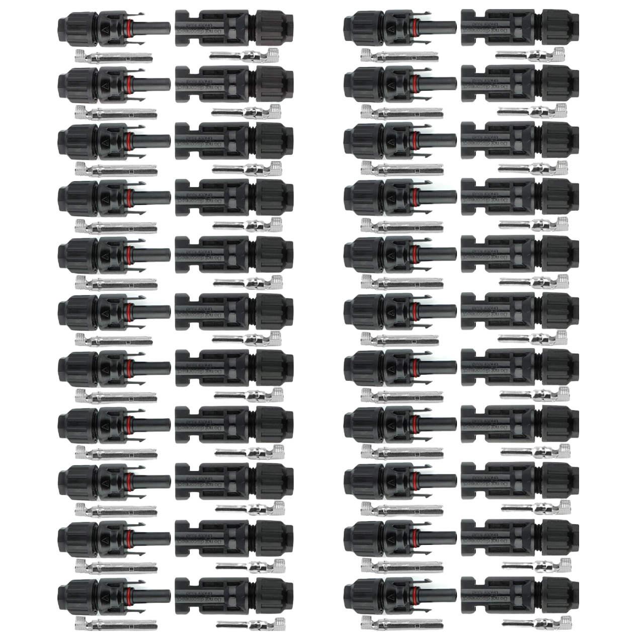 44PCS Solar Connector with Spanners IP67 Waterproof Male/Female