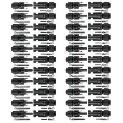44PCS Solar Connector with Spanners IP67 Waterproof Male/Female