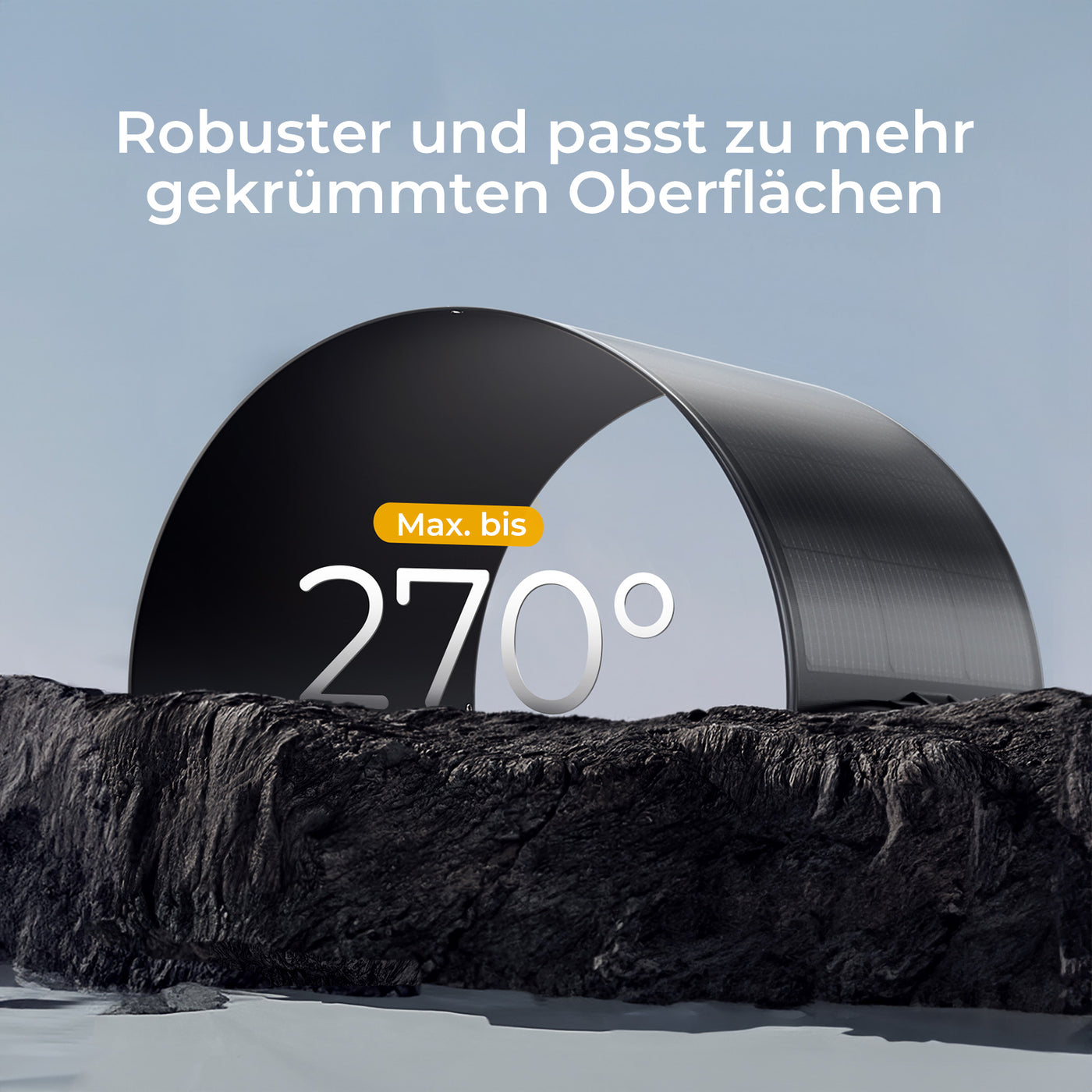 BougeRV Arch 200W Flexible Glasfaser 10BB Hocheffizient Solarpanel