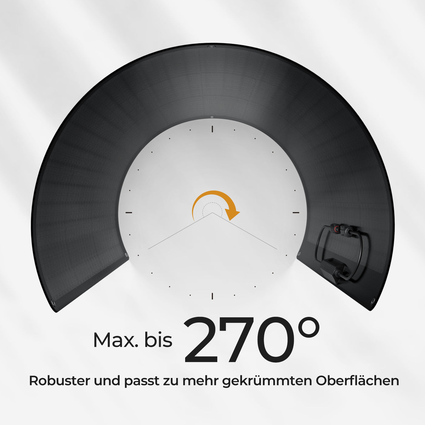 BougeRV Arch 200W Flexible Glasfaser 10BB Hocheffizient Solarpanel