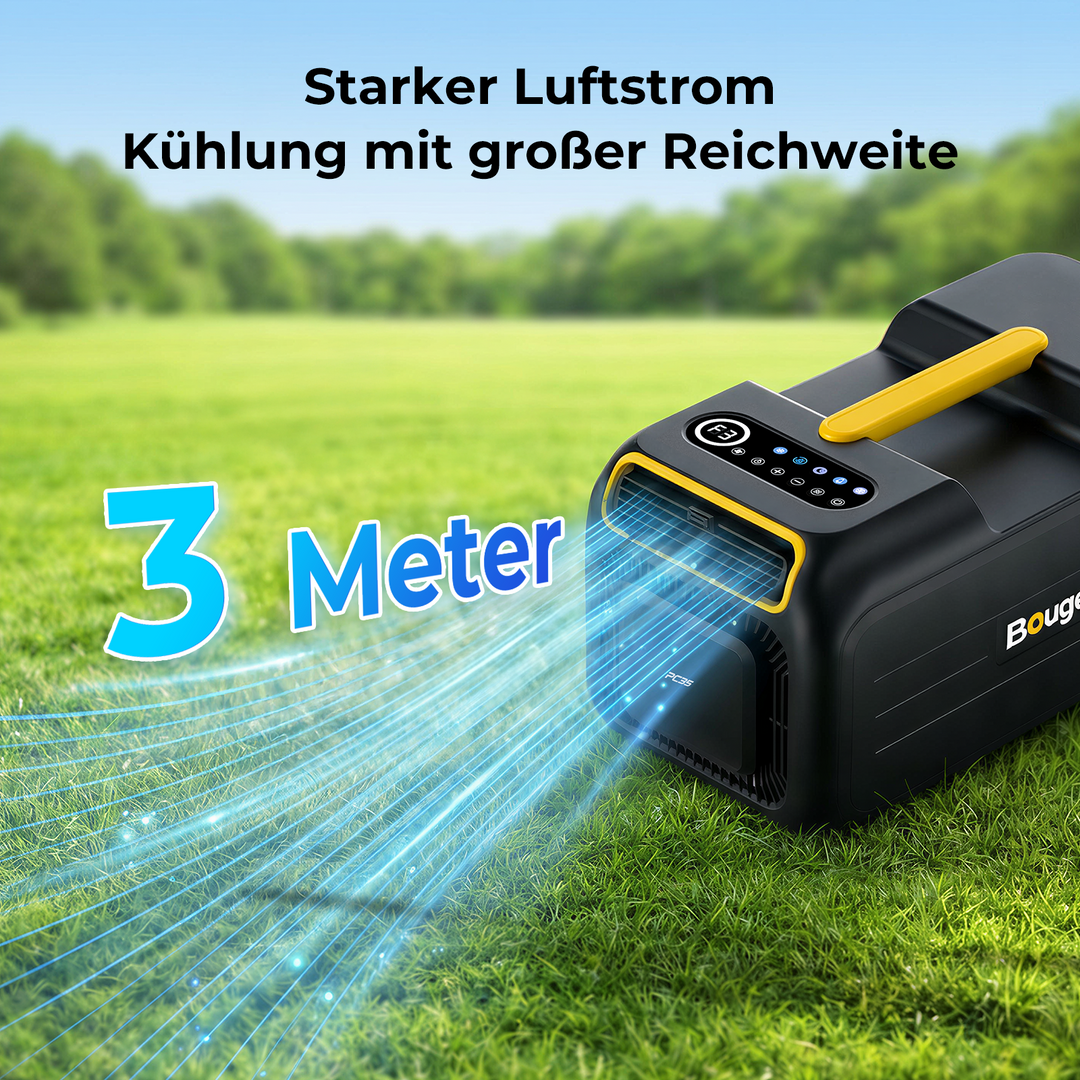 BougeRV Neue tragbare Klimaanlage mit 1,0 kW (3500 BTU)