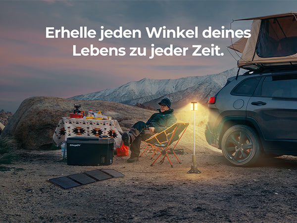 <tc>BougeRV Lámpara de camping portátil plegable para exteriores</tc>