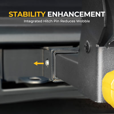 BougeRV Ski- und Snowboard-Träger für Anhängerkupplung mit Diebstahlschutz