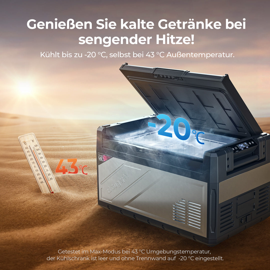 BougeRV Rocky2 ポータブル冷蔵庫 39L BougeRVのポータブル冷蔵庫に