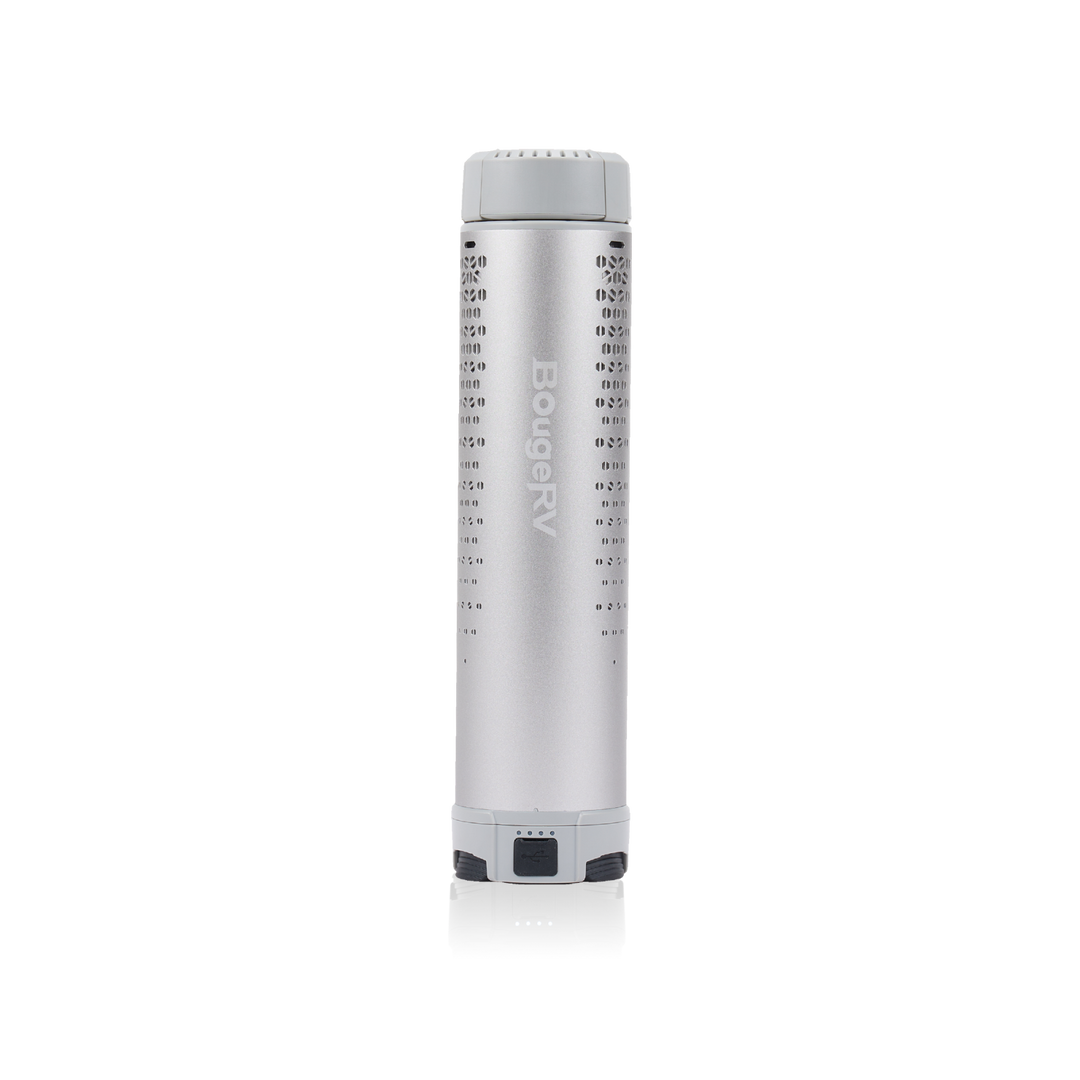 BougeRV Neue T1 tragbare teleskopische Campinglampe (Silber)