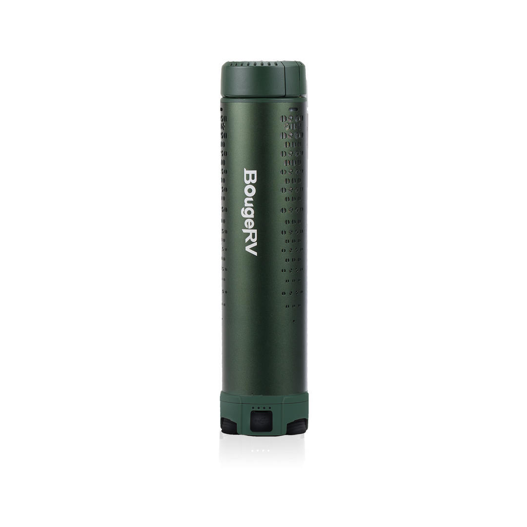BougeRV Neue T1 tragbare teleskopische Campinglampe (Grün)