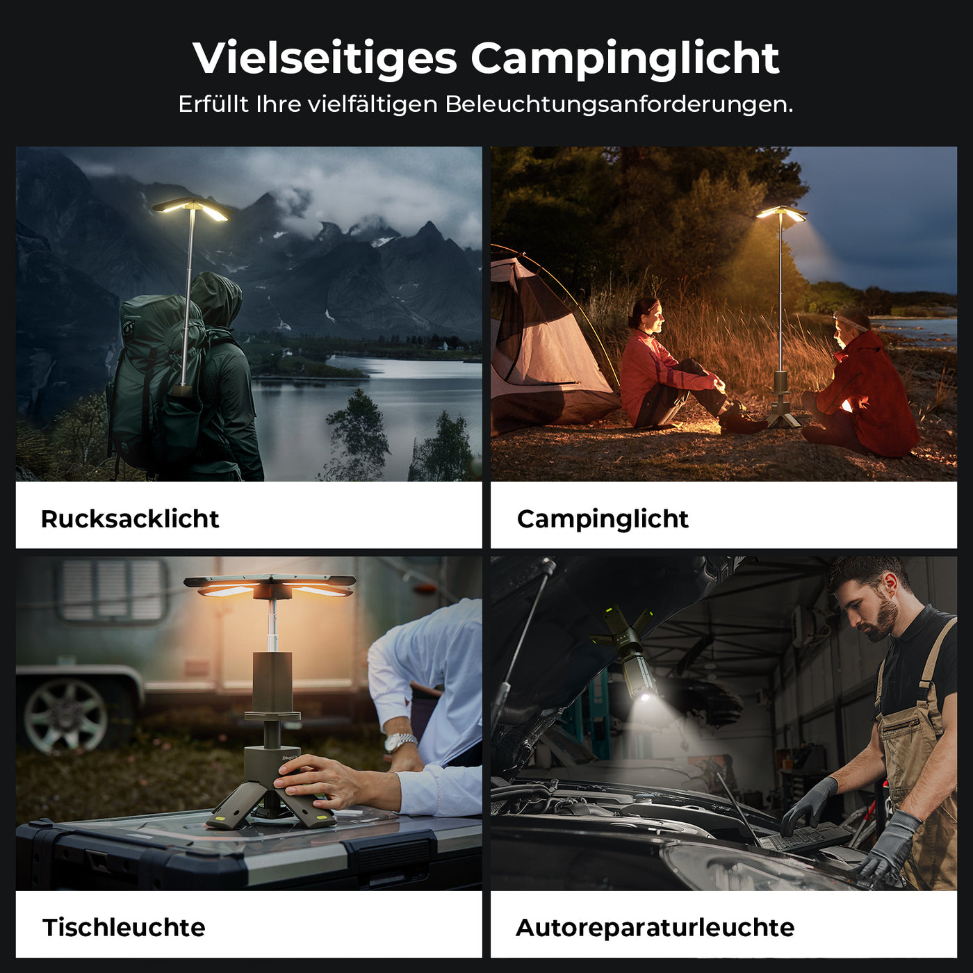 BougeRV Outdoor Tragbar Campinglampe