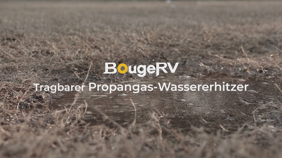 BougeRV Neuer tragbarer Propangas-Wassererhitzer für Campingzwecke im Freien