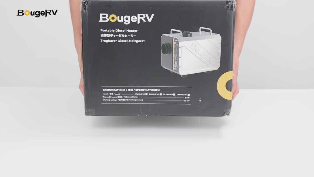 BougeRV 5 kW Diesel-Standheizung (Neue Version 2026)