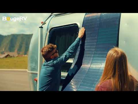 BougeRV Yuma 100W CIGS Solarpanel 360° Flexibles Solarmodule (Vorgebohrt)