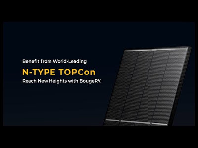 TOPCon 200W 12V Solarmodul 16BB N-Typ Bifacial Solarpanel