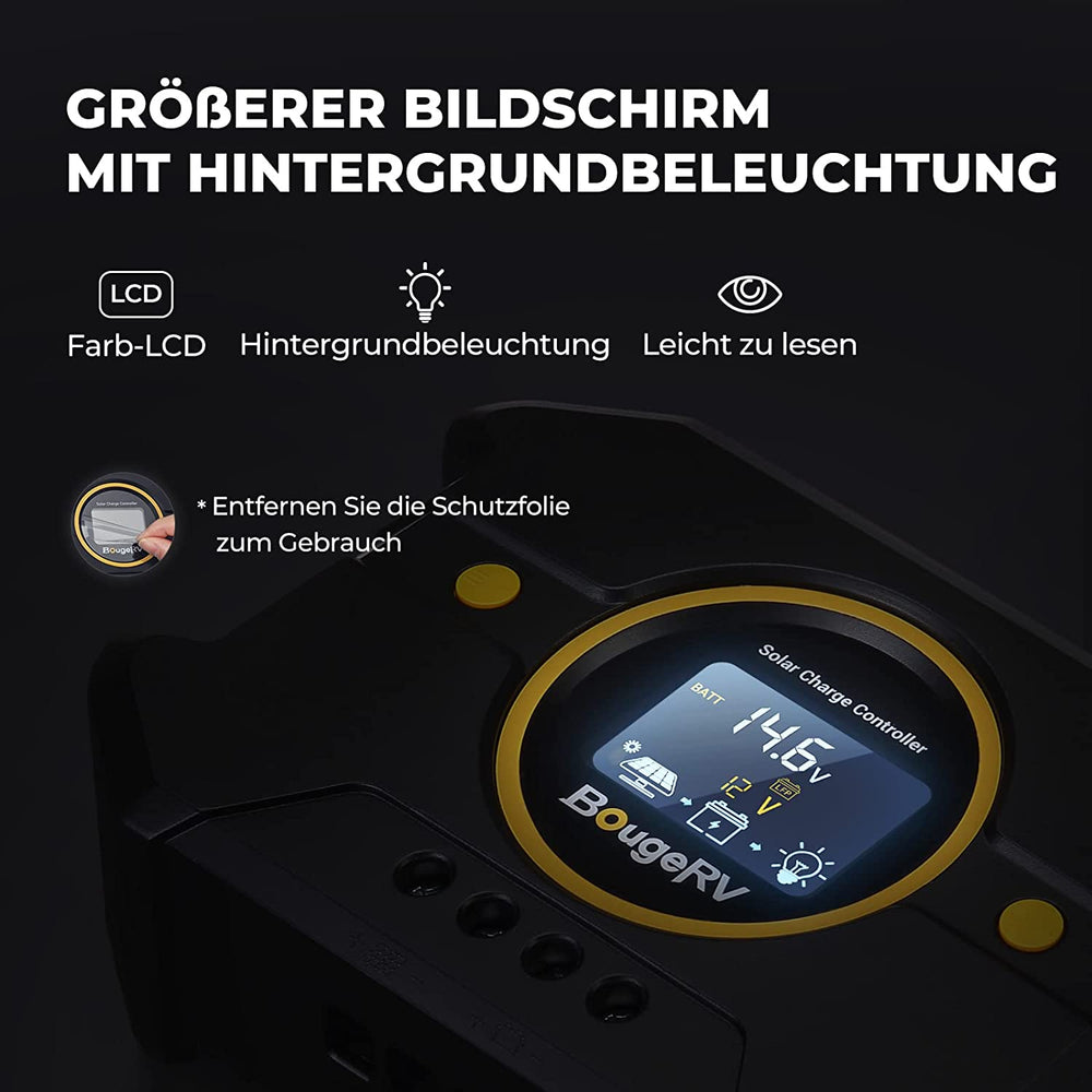 12V/24V 20A PWM Solar Laderegler