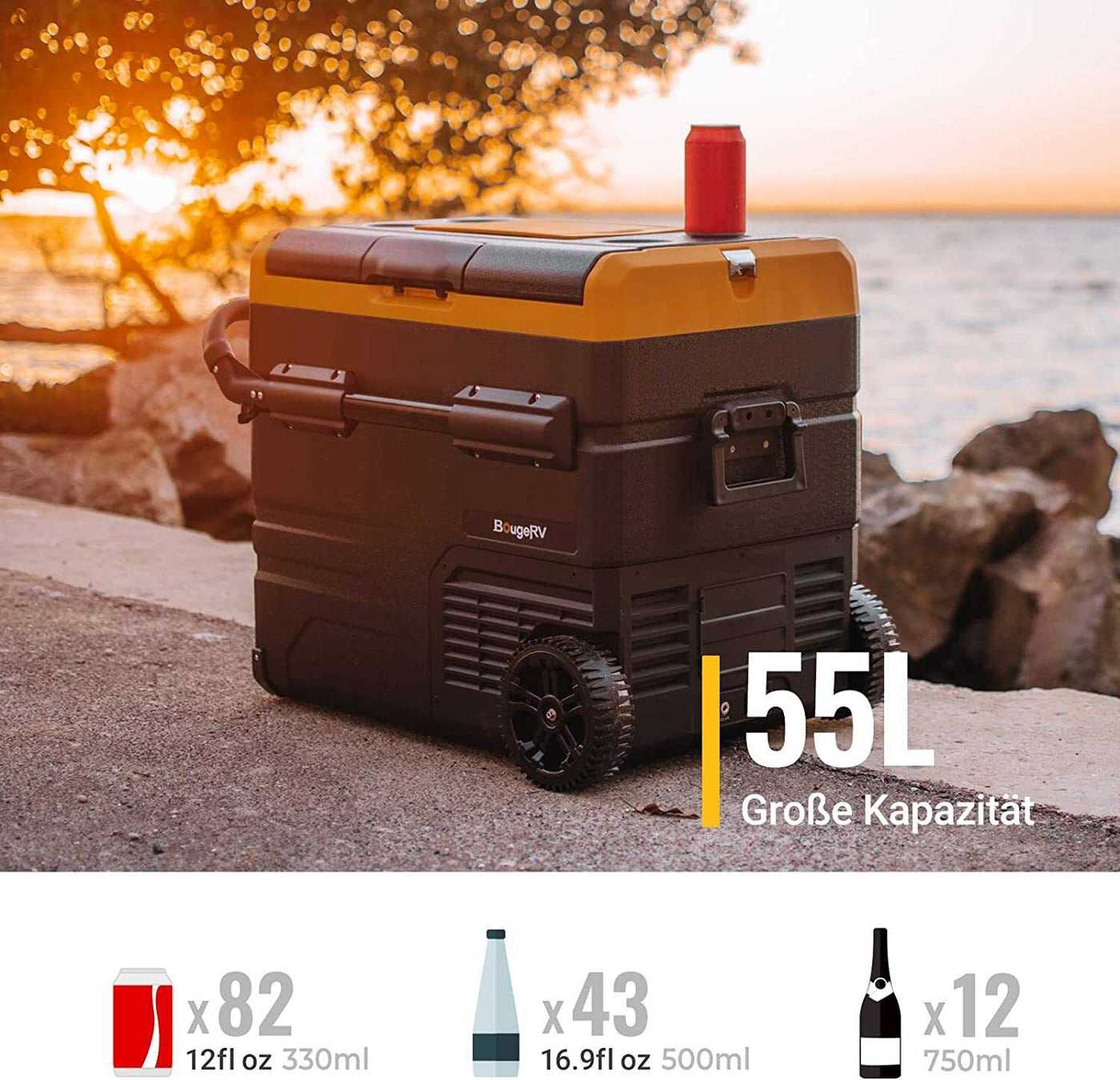 12v 55L Kompressor Kühlbox