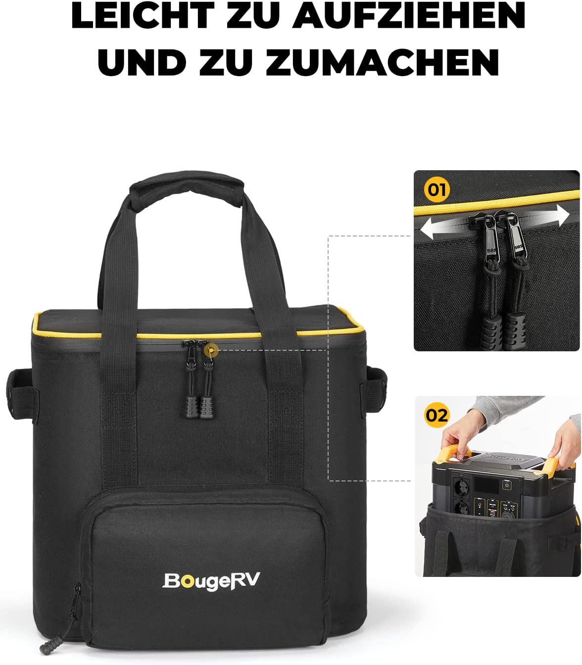 Fort 1000 1120Wh Tragbare Powerstation&Tragtasche