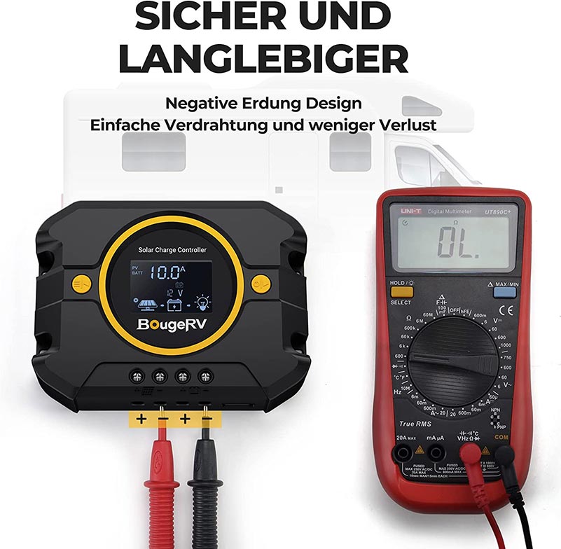 12V/24V 10A PWM Solar Laderegler